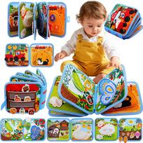 Toys Educational 3D Farm Busy Board Quiet Book Soft Felt Montessori Toy For Fine Motor Skills Early Travel For Gifts Children