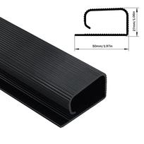 40cm Under Desk Cable Management Tray - PVC Cord Organizer with Adhesive Back, Easy Installation Wire Hider Raceway juoda