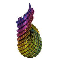 Juokingas 3D spausdintas vingiuotas Fidget drakono kiaušinis Spiralinis besisukantis Velykinis drakono kiaušinis Streso mažinimo slidus kiaušinis Fidget suaugusiems