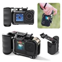 Rankena su prailgintu laikikliu, skirtu gatvės fotografijai, kameros rankena-laikiklis Ace Pro 2, Action 5 Pro, GoPro Hero 13 China Mainland black