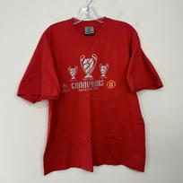 UEFA Champions League Manchester United FC Mens 2008 T-shirt Shirt Tee Size L 3XL