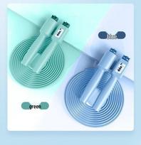 Junior High Speed Jump Rope for Fitness and Exams Sky Blue + Long Rope (Includes Storage Bag)