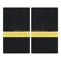 49MD Shoulder Epaulettes Embroidered Golden Security Uniform Accessories Captain
