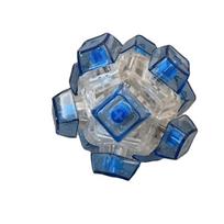 Fidget Toy Spherical Shape Button Cube Ball Toy Square Shape Focus Keyboard Key Toy Finger Games Finger Games Office Use mėlyna