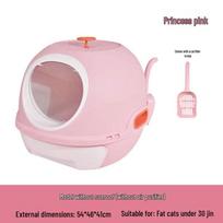 Naughty Cat Enclosed Top-Entry Litter Box with Drawer and Deodorizer for Large Cats. 47*45*44cm