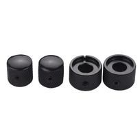 2sets Metal Electric Bass Guitar Knobs Golden/Silver/Black Guitar Control Knobs  Electric Bass juoda