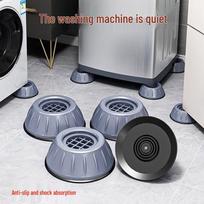 Luxury Anti-slip Washing Machine Foot Pads - Universal Heightening Shock Absorption Stand Single [Bare Package]
