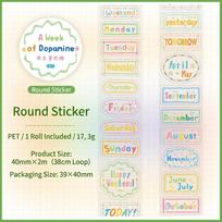 Pre-Cut Word Stickers Fun Diy Journal Stickers Alphabet Sticker Roll Transparent Scrapbooking Sticker Tape For Craft Projects