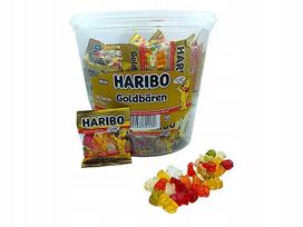Żelki Haribo 1Kg Owocowe Mini Złote Misie (100Szt X 10G) Niemieckie