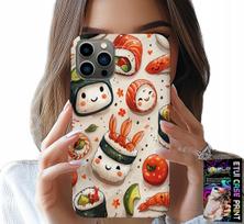 Etui Do Iphone 11 Pro Max - Słodkie Uśmiechnięte Sushi Obudowa Case