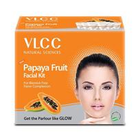 VLCC Papaya Fruit Facial Kit 60 g(Set of 6 Sachets)
