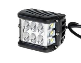 Darbinė lempa + patirtis. 27W LED posūkių žibintas, 12-24V Off-Road