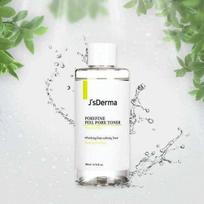 J'sDerma POREFINE Tonikas su pilingu poroms 200ml, Pilingo priežiūra, Raminantis, Drėkinantis, Korėjietiška kosmetika, Kbeauty, mėginukas