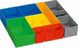 Bosch Lagaminų sistema i-Boxx inset box set 10 pcs