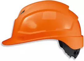 Apsauginis šalmas Uvex Pheos IES, oranžinis 51-61cm, akinių adaperis, ratukinis reguliatorius. Maksimaliam komfortui.