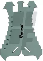 Freund Žymėjimo plokštelė/rėžtukas 01132000, 5-100mm (žingsnis 5mm)