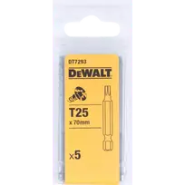 Sukimo antgalis DeWalt DT72932; T25; 70 mm; 5 vnt.