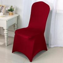 Spandex Chair Cover Stretch Dining Outdoor Chair Covers Protector Stretch Chair Cover For Party Banquet, Wedding Event, El 1pc