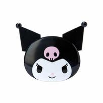 Sanrio - Kuromi Face Mirror & Comb Set 11.8 x 1.6 x 9.6cm black
