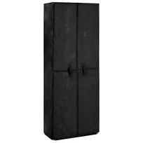 Spintelė batams, juodos sp., 60x30x166cm, aud.