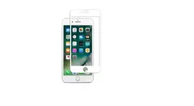Moshi Moshi Jonglass - Apsauginis stiklas ekrane Iphone 8 Plus / 7 Plus / 6s Plus / 6 Plus (baltas)