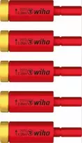 WIHA Sukimo momento rinkinys easyTorque adapterių, elektrinis 1000V, skirtas slimBits ir slimVario® laikikliui, 5 vnt.