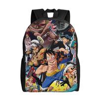 Vienos dalies kuprinė vyrams moterims Šauni studentų žygių kelionių dienos kuprinė Luffy Zoro Sanji Nešiojamojo kompiuterio peties krepšys Patvari One Size
