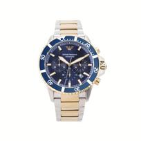 Emporio Armani kvarcinis laikrodis Nerūdijančio plieno apyrankė 43 mm Mėlynas ciferblatas Chronografas Vyriški laikrodžiai AR11362-CLG Regular Watch Box
