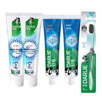 Darlie White Enzyme & Brightening Toothpaste Bundle with Toothbrush