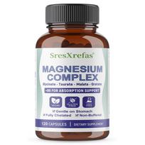 Magnesium Complex Dietary Supplement, With Vitamin B6, 120 Capsules Per Bottle 120 Capsules
