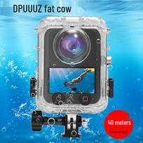 PULUZ Waterproof Diving Case for DJI Osmo 360 Camera - 40m Depth Protection skaidri
