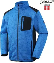 Pesso fleece džemperis FLORENCE,melsvas