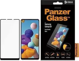 Panzer Glass PanzerGlass Samsung, Galaxy A21, Glass, Juodas, Case Friendly