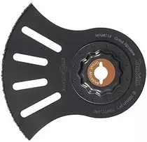 Makita Multitool segmentiniai ašmenys 100mm B-66547 Starlock Max • 40G • TC / HM RIFF • MAM014 • cemento skiediniui, plytelių glaistui, stiklo pluoštui pašalinti