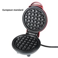 Mini Waffle Maker Bubble Egg Cake Oven Breakfast Love Heart Small Waffle Maker Cooking Appliance for Children's Birthday Parties 220 V&1