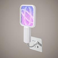 Adjustable Direction USB Mosquito Swatter Trap Insulated Protective Net Mosquito Killer Lamp  Pet balta