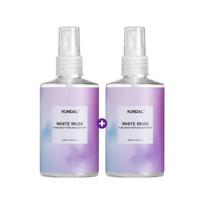[KUNDAL] Pure Body Mist - White Musk Scent (128ml x 2pcs) - Instant Hydration & Sophisticated Fragrance Recharge