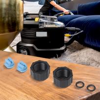 For KARCHER For PUZZI Nozzle Set for 81 101 100 200 Includes 2 Nozzles and 2 Nuts with Sealing Rings for Cleaning China Mainland