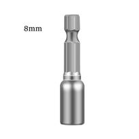 1 Pc Impact Socket Adapter 6-13mm Magnetic Nut Screwsriver 1/4'' Hex Shank For Electric Drill Bit Power Wrench Accessories
