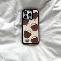 Compatible with Apple: iPhone 17 Pro Max Black Frame Case, Matte Film for iPhone 16, Hard Case for iPhone 15, Premium Feel for iPhone 14 and 13. iPhone 15 Plus