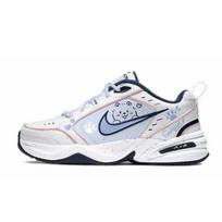 Nike Air Monarch 4 Slip Resistant, Abrasion Resistant, Height Increasing Low top Chunky Sneakers Unisex White 415445-102(Team183-) 40.5