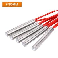 Formos kasetiniai šildytuvai Šildymo elementas Cilindrinis vamzdinis Uždegimo žvakė Karštas strypas 6mm/8mm/10mm/12mm vamzdelis AC 220V 100W-200W