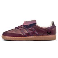 Adidas Originals Samba LT Red Mark Abrasion Resistant Low top Skateboard Shoes Unisex JQ9714(Team1321-) 38⅔
