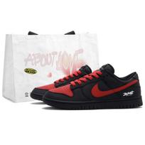 Nike Dunk Overload Red Low top Skateboard Shoes Men's Black Red IO7606-010(Team645-) 40