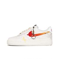 Nike Air Force 1 žemi riedlenčių batai Vyriški Balti Raudoni IQ1119-011(Komanda-) 44.5