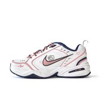Nike Air Monarch 4 Slip Resistant Abrasion Resistant Low top Chunky Sneakers Unisex White Pink 415445-102(Team676-) 43