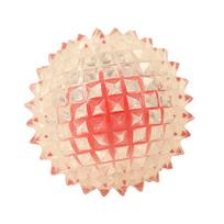 2pcs Dog Chew Toy Ball, Durable Elastic Spiky Ball for Medium Large Dogs, Pet Bite Resistant Toy Diameter 8cm *2pcs