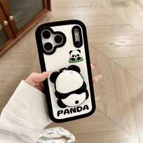 Panda 3D Stand Phone Case for iPhone 14/13/12/11 PRO/MAX iPhone 15 Pro