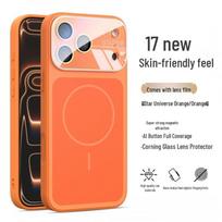 iPhone 17 PRO MAX Two-tone Silicone Magnetic Case with Large Window 16 Pro
