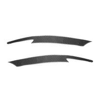 Carbon Fiber Car Headlight Eyebrow Eyelid Cover Trim Sticker ABS For Subaru Impreza WRX STi X 10th 2008 2009 2010 2011 juoda